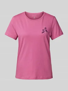 T-shirt z bawełny z nadrukiem z motywem - Koszulki i topy damskie - miniaturka - grafika 1