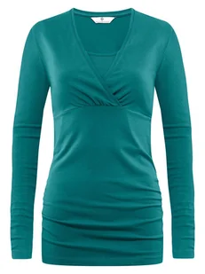 Damska tunika ciążowa turkusowa Bellybutton Maternity, r.S - Bluzki damskie - miniaturka - grafika 1