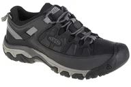 Buty trekkingowe męskie - KEEN Męskie buty trekkingowe Targhee Iii Wp-m, czarne/stalowoszare, rozmiar 41 - miniaturka - grafika 1