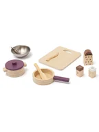 Zabawy w naśladowanie dorosłych - Kids Concept Zestaw przyborów kuchennych "Bistro" - 2+ - miniaturka - grafika 1
