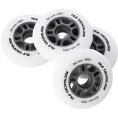 Akcesoria do skatingu - Nils EXTREME PU 84x24 82A BIAŁE MATOWE KÓŁKA (4 szt.) EXTREME - miniaturka - grafika 1