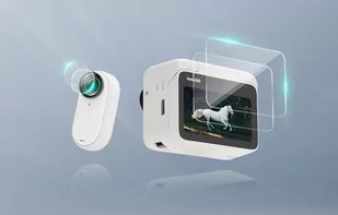 Ochronne szklo Sunnylife na ekran i obiektyw do Insta360 Go 3 - Akcesoria do drona - miniaturka - grafika 4