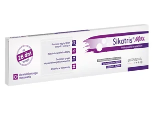 Biovena Health Sikatris MAX - silikonowy plaster na blizny 5x30 cm - Apteczki i materiały opatrunkowe - miniaturka - grafika 1