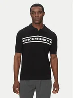 Swetry męskie - Richmond X Sweter UMP25128PO Czarny Regular Fit - miniaturka - grafika 1