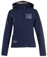 Kurtki jeździeckie - Horze Kurtka softshell 2w1 Minka - granatowy - miniaturka - grafika 1