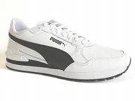 Sneakersy damskie - Buty sportowe PUMA ST RUNNER v4 399736-03 białe sneakersy 36 - miniaturka - grafika 1