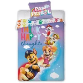 Pościel dla dzieci - Pościel 160x200 Psi Patrol happy bawełniana - miniaturka - grafika 1