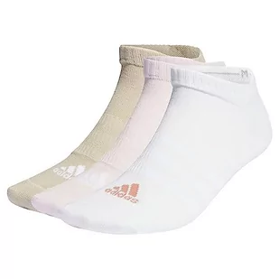 adidas Skarpety No Show, Jasny różowy/biały/cudowny beż, XX-Large - Skarpetki damskie - miniaturka - grafika 1