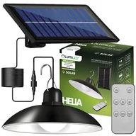 Lampy ogrodowe - Lampa Solarna LED Zewnętrzna Ogrodowa 4000K IP44 + Pilot HELIA LUMILED - miniaturka - grafika 1