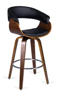 Taborety i hokery - Nowoczesny drewniany hoker kuchenny w stylu loft - Octop - miniaturka - grafika 1