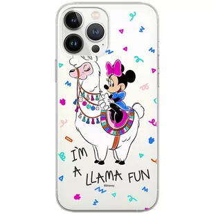 Etui Disney dedykowane do Iphone 12 / 12 PRO, wzór: Minnie 049 Etui częściowo przeźroczyste, oryginalne i oficjalnie licencjonowane - Etui i futerały do telefonów - miniaturka - grafika 1