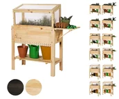 Szklarnie ogrodowe - Szklarnia z półką dolną/boczną i domkiem dla owadów OBL - Naturalna / Wamar-Sosenka - miniaturka - grafika 1