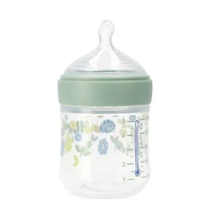 420644 BUTELKA PP 150ML SMOCZEK SILIKONOWY NATURE + WSKAŹNIK TEMPER. 528547, 743076 - Butelki dla niemowląt - miniaturka - grafika 1