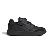 Sneakersy damskie - Dziecięce Sneakersy ADIDAS COURTBLOCK EL C ID6508 – Czarny - miniaturka - grafika 1