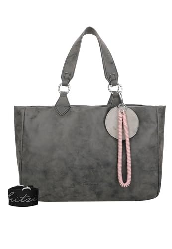 Fritzi aus Preussen Izzy Vintage Black Idol Shopper damskie, czarny