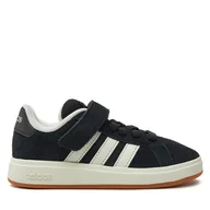 Buty dla chłopców - Sneakersy adidas Grand Court 00s JP5896 Czarny - miniaturka - grafika 1