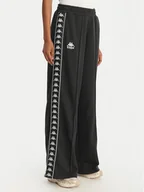 Spodnie sportowe damskie - Kappa Spodnie dresowe Banda Malorie 37256WW Czarny Regular Fit - miniaturka - grafika 1