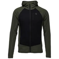 Bluzy sportowe męskie - Męska bluza Black Diamond M Coefficient Lt Hybrid Hoody Rozmiar: M / Kolor: zielony/czarny - miniaturka - grafika 1