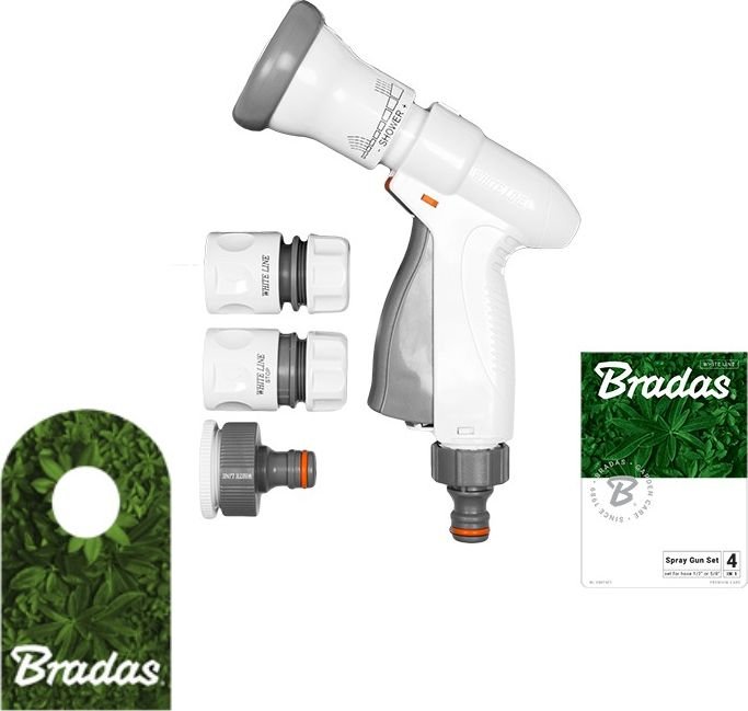 Bradas Zestaw z pistoletem wielofunkcyjnym WHITE LINE 4543