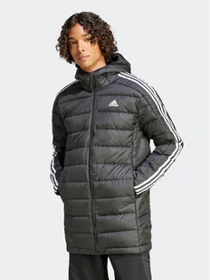 adidas Kurtka puchowa Essentials 3-Stripes HZ8522 Czarny Regular Fit - Kurtki męskie - miniaturka - grafika 1
