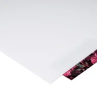 Pokrycia dachowe - Szkło z polistyrenu 2 mm mleczna 50 x 25 cm Robelit - miniaturka - grafika 1