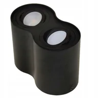 Lampy sufitowe - Oprawa Sufitowa Lampa Natynkowa Siroco Black Ruchoma Okrąg. Aluminium Czerń - miniaturka - grafika 1