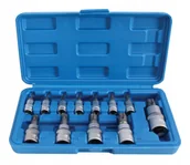 Akcesoria i części do ekspresów do kawy - Zestaw Nasadek Torx Tamper 5-KT 1/4″ 3/8″ 1/2″ 12 Szt Satra S-H125TP - miniaturka - grafika 1