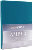Prześcieradła - DecoKing Jersey/AMBER/BLUESAPPHIRE/100-120x200+30 - miniaturka - grafika 1