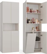 Szafki łazienkowe - Topeshop SZAFKA ŁAZIENKOWA SŁUPEK NEL DK 1K KOSZ KASZMIR BEŻ - miniaturka - grafika 1