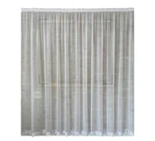 Firany - Firana gotowa 300x230 balkon, gipiura kwiatek 8 cm - miniaturka - grafika 1