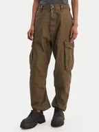 Spodnie damskie - G-Star Raw Spodnie materiałowe D28756-D388 Zielony Boyfriend Fit - miniaturka - grafika 1