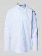 Koszule męskie - Koszula casualowa o kroju regular fit z kołnierzykiem typu button down - miniaturka - grafika 1