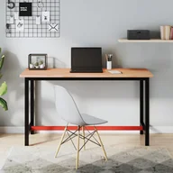 Meble modułowe i akcesoria - vidaXL Blat do stołu roboczego, 150x55x2,5 cm, lite drewno bukowe - miniaturka - grafika 1
