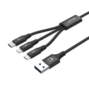 Unitek Kabel USB 3.0 Lightning USB-C micro USB 1m - Kable USB - miniaturka - grafika 5