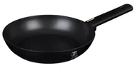 Patelnie - Czarna patelnia z tytanową powłoką 24cm S7-H81 - miniaturka - grafika 1