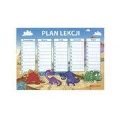 Szkolne artykuły papiernicze - Naklejka elektrostatyczna plan lekcji Panta-Plast - miniaturka - grafika 1