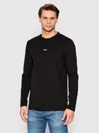 Bluzy męskie - BOSS Longsleeve Tchark 50473286 Czarny Regular Fit - miniaturka - grafika 1