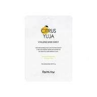 Maseczki do twarzy - Farm Stay, Citrus Yuja Vitalizing Mask Sheet, Maseczka Do Twarzy, 23ml - miniaturka - grafika 1