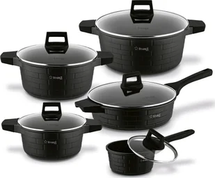 Starke pro Zestaw garnków na indukcję Brick Marble 10 elementów - Zestawy garnków i patelni - miniaturka - grafika 1