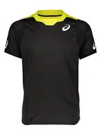 Koszulki sportowe męskie - asics Koszulka sportowa w kolorze żółto-czarnym - miniaturka - grafika 1