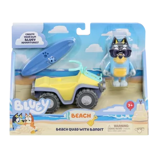 Bluey, pojazd plażowy z figurką - Figurki dla dzieci - miniaturka - grafika 1