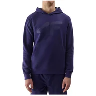 Bluzy sportowe męskie - Męska bluza 4F Sweatshirt M0950 Rozmiar: XL / Kolor: ciemnoniebieski - miniaturka - grafika 1