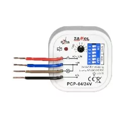 Zamel Przekaźnik czasowy PCP-04/24V EXT10000089 - Sterowniki i przekaźniki - miniaturka - grafika 1