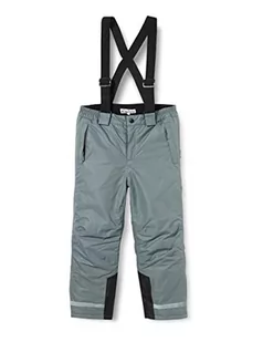 Playshoes Unisex dziecięce spodnie narciarskie, spodnie snowboardowe, spodnie na śnieg, szary, 140 - Spodnie narciarskie - miniaturka - grafika 1