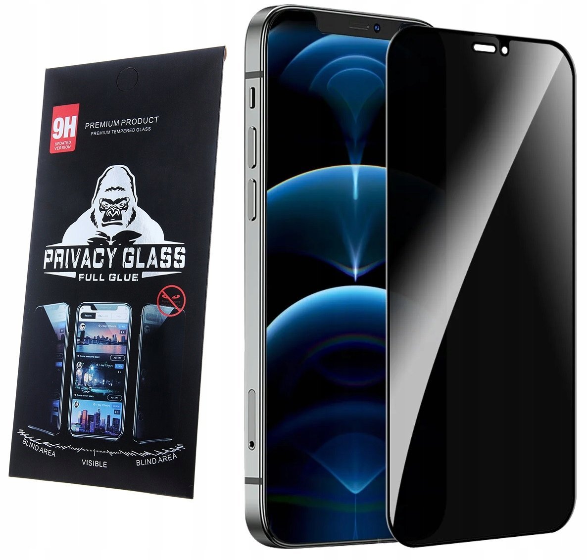 SZKŁO PRYWATYZUJĄCE ANTI SPY do iPhone X XS 11 PRO