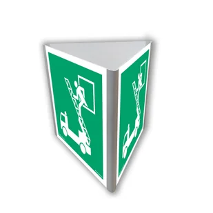 AE817 OKNO RATUNKOWE (3D DOŚCIENNY), PN - PŁYTA PCV 1MM; (250X250MM) - Systemy ekspozycyjne i znaki informacyjne - miniaturka - grafika 1