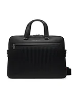 Torby na laptopy - Tommy Hilfiger Torba na laptopa Th Woven Computer Bag AM0AM13660 Czarny - miniaturka - grafika 1