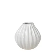 Wazony i flakony - Broste Copenhagen Broste Copenhagen - Wazon Wide Ivory S 9748 - miniaturka - grafika 1