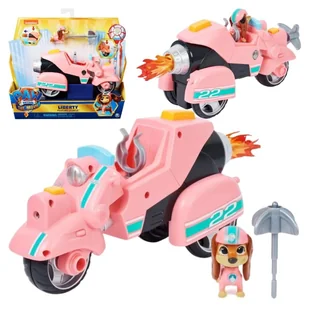 PSI PATROL THE MOVIE POJAZD LIBERTY + FIGURKA - Figurki dla dzieci - miniaturka - grafika 1