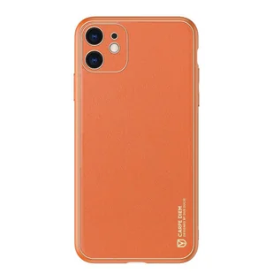 Dux Ducis Yolo eleganckie etui pokrowiec ze skóry ekologicznej iPhone 12 mini pomarańczowy - Etui i futerały do telefonów - miniaturka - grafika 13